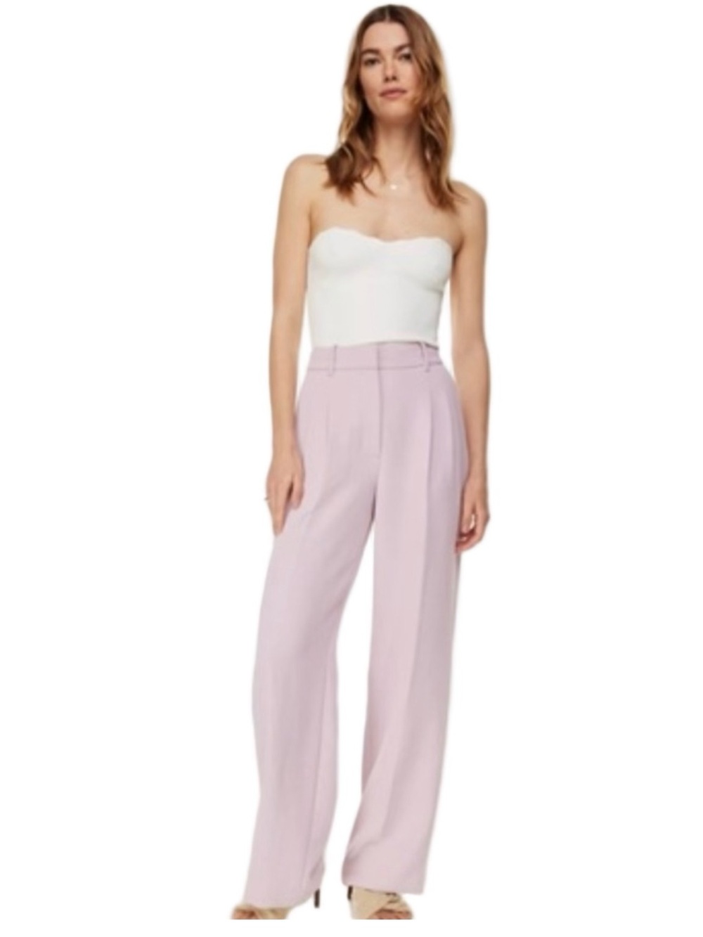 Aritzia Cloudy Lilac Effortless Dress Pants Size 6